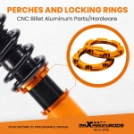 Coilover Kit подходит для автомобиля BMW 3 Convertible (E93) (2006-2013) RWD Shocks and Coil Spring Adj. Height lowering kit