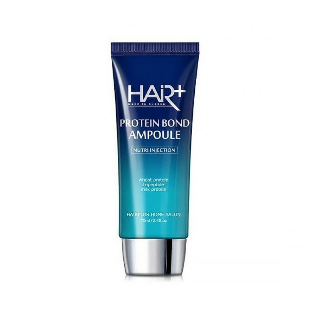 Hair Plus Protein Bond Ampoule восстанавливающая сыворотка c протеином для мягкости и блеска волос