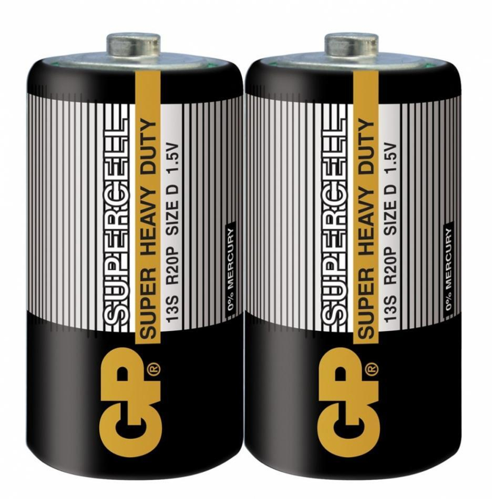 Батарейка R20 GP Supercell Super Heavy Duty (1шт.)