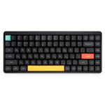 Беспроводная механическая клавиатура NuPhy Air75 V2 («Чёрный базальт» | Basalt Black) Ультратонкая клавиатура с механическими переключателями. Русифицированная раскладка ANSI 75%, 84 клавиши. Алюминиевая рама. Есть RGB-подсветка, Hot-Swap и QMK/VIA