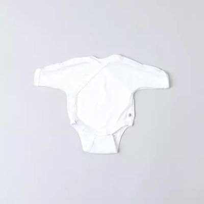 Long-sleeved kimono bodysuit for premature babies 0+, Tofu