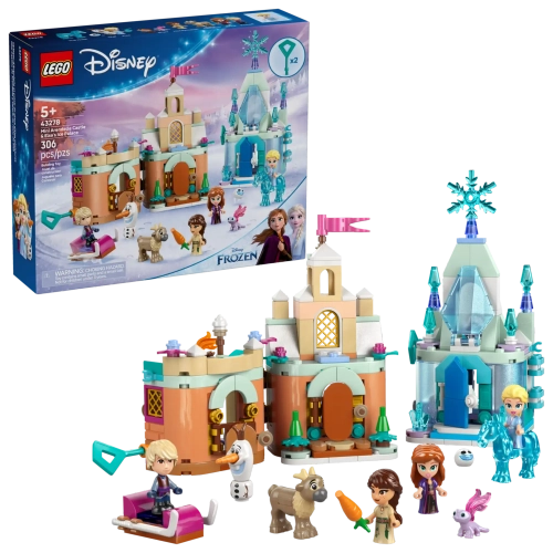 Конструктор LEGO Disney 43278 Мини-замок Эренделл и ледовый дворец Эльзы