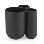 Стакан для зубных щеток touch черный