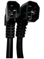 Провод кабель удлинитель 30 см С13 папа-папа для электровелосипеда