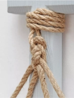 Декор на стену для интерьера "Якорь с канатом"
