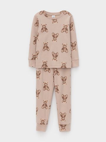 пижама  для девочки  К 1552/нюдовый беж,милые мишки