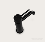 Смеситель для раковины Gessi 316 Meccanica, без донного клапана, цвет Black Metal Brushed PVD