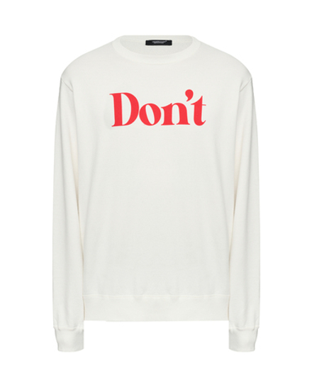 UNDERCOVER СВИТШОТ БЕЛЫЙ DON'T