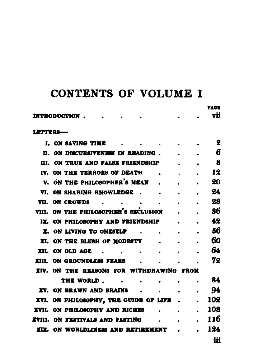 Ad Lucilium epistulae morales. Volume 1 | Seneca