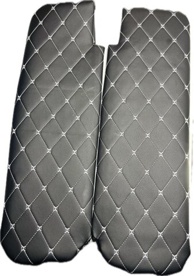 Чехлы на козырьки Газель Бизнес, Соболь, Валдай (белая нить Бабочка)