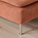 SÖDERHAMN 4-местный диван с шезлонгом и открытым торцом Келинге/ржавчина ИКЕА