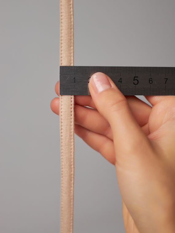 775 Туннельная лента двухшовная 10 мм, бежевый 775