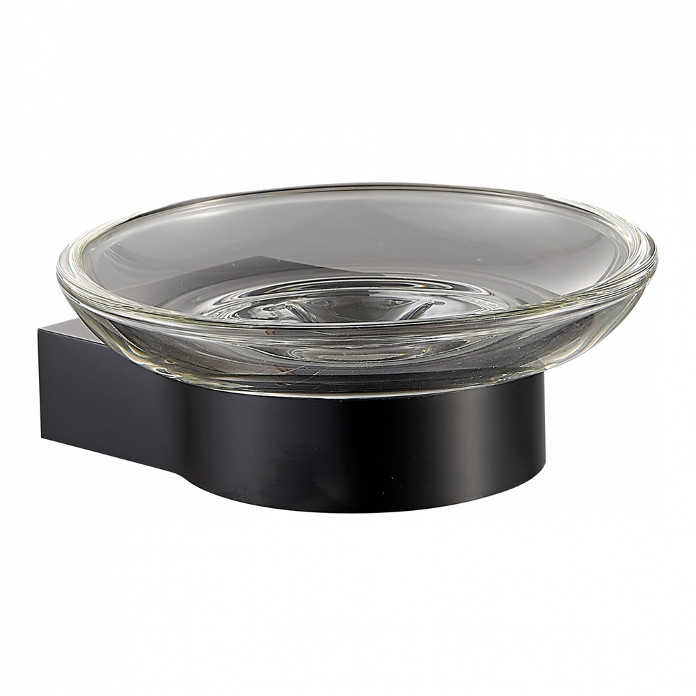 Мыльница с держателем WONZON & WOGHAND CARBON, Черный (WW-7722)