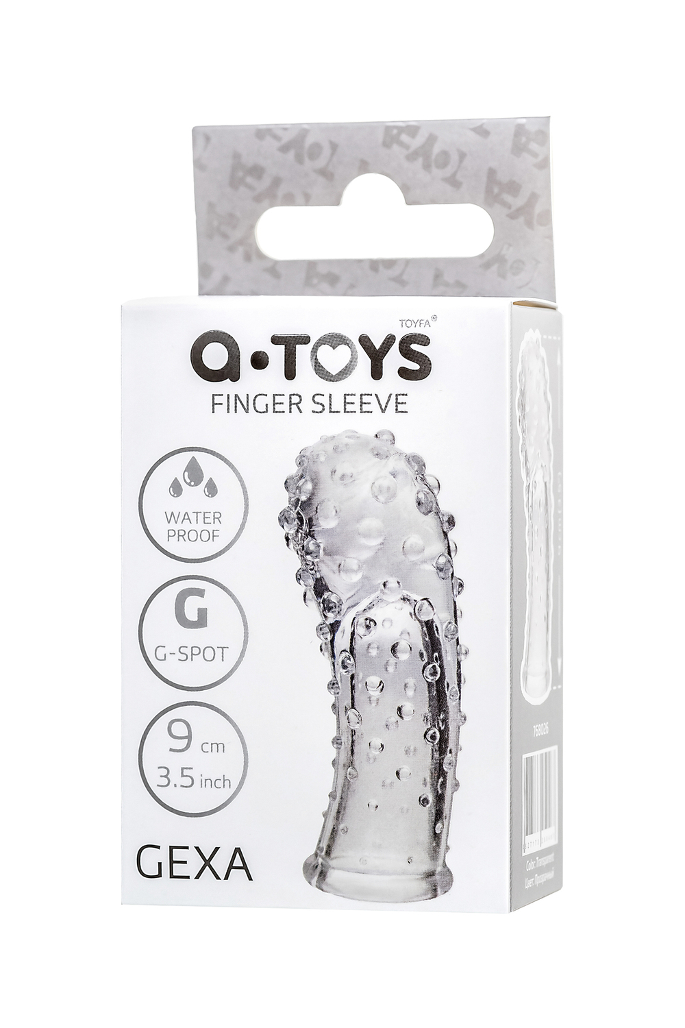 Насадка на палец Gexa прозрачная 9 см