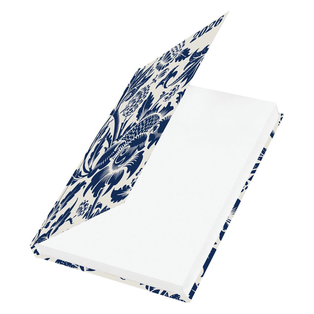 Ежедневник датированный 2026 145х215 мм А5 STAFF ламинированная обложка "Blue fresco" (117324)