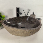 Раковина из речного камня RS-65594 49*38*15 0865