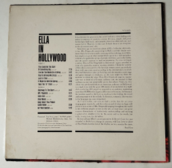 Винтажная виниловая пластинка LP Ella Fitzgerald Ella In Hollywood (USA 1961)