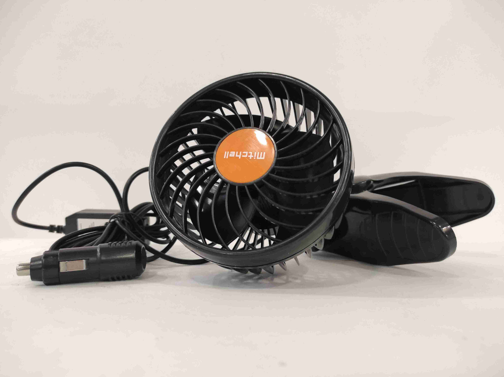 HX-T602 (24 вольт) / Вентилятор салонный на прищепке, 12 см, 24V (1 шт.)