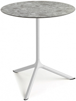 Стол ламинированный обеденный Scab Design Tripe Maxi, белый, зернистый