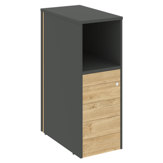 Оникс Тумба 5 ящиков TIP-ON завершающая, левая O.R-TV-5 TIP (L)  436*767*1185