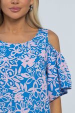 Платье Марианна (сине-розовое) П13472-5М LT Collection