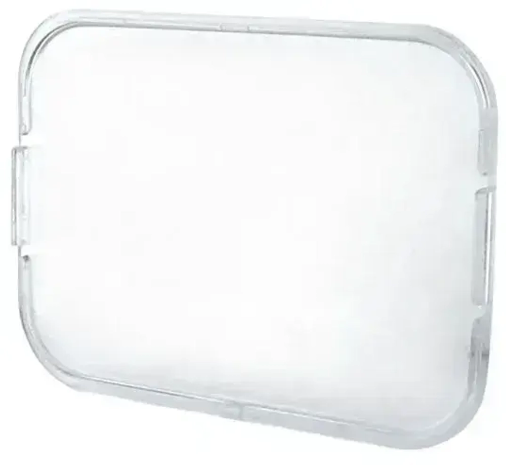 Стекло для электрощитов ЩРУ пластик 2шт. Посадочное место 100мм х 75мм