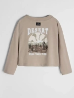 Лонгслив для девочки летний