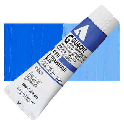 Holbein Acrylic Gouache 20 мл. 091 [А] Ultramarine Blue