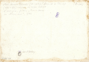 Кентавр Хирон учит Ахилла искусству магии. 1758 г. Бумага, офорт,