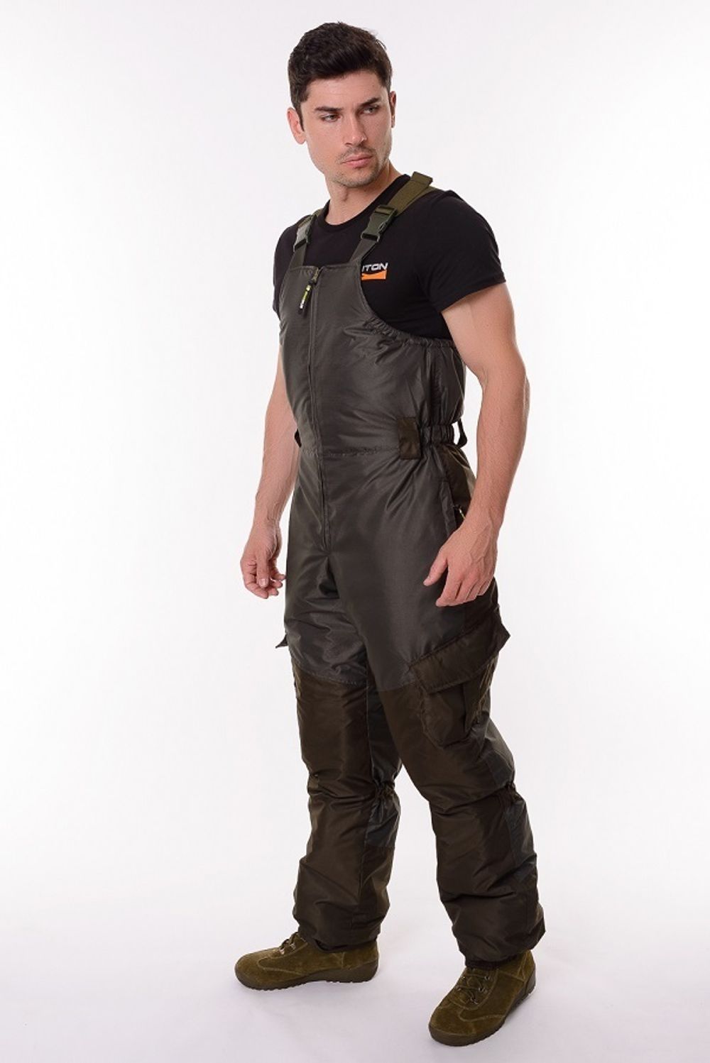 Зимний костюм для охоты и рыбалки ONERUS "Горный -45" (Таслан, Хаки) Полукомбинезон