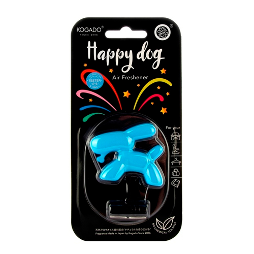 Ароматизатор полимерный Kogado Happy Dog на кондиционер Okinawa Sea 3309