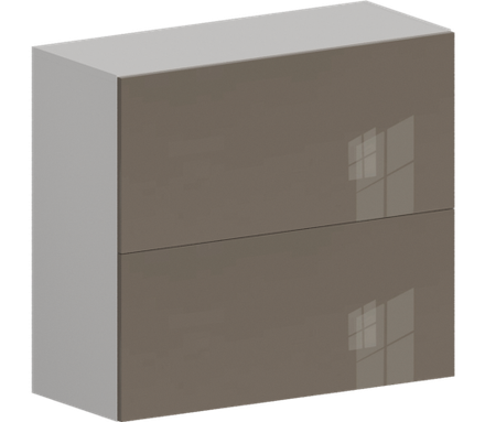 Кухня Модуль ШВГ 801Г Графит / Капучино