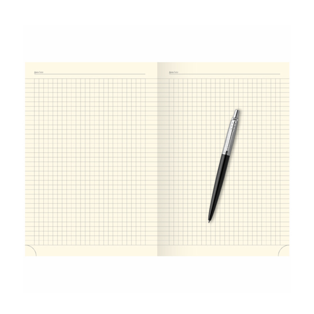 Подарочный набор: Шариковая ручка Parker Jotter + ежедневник, черный