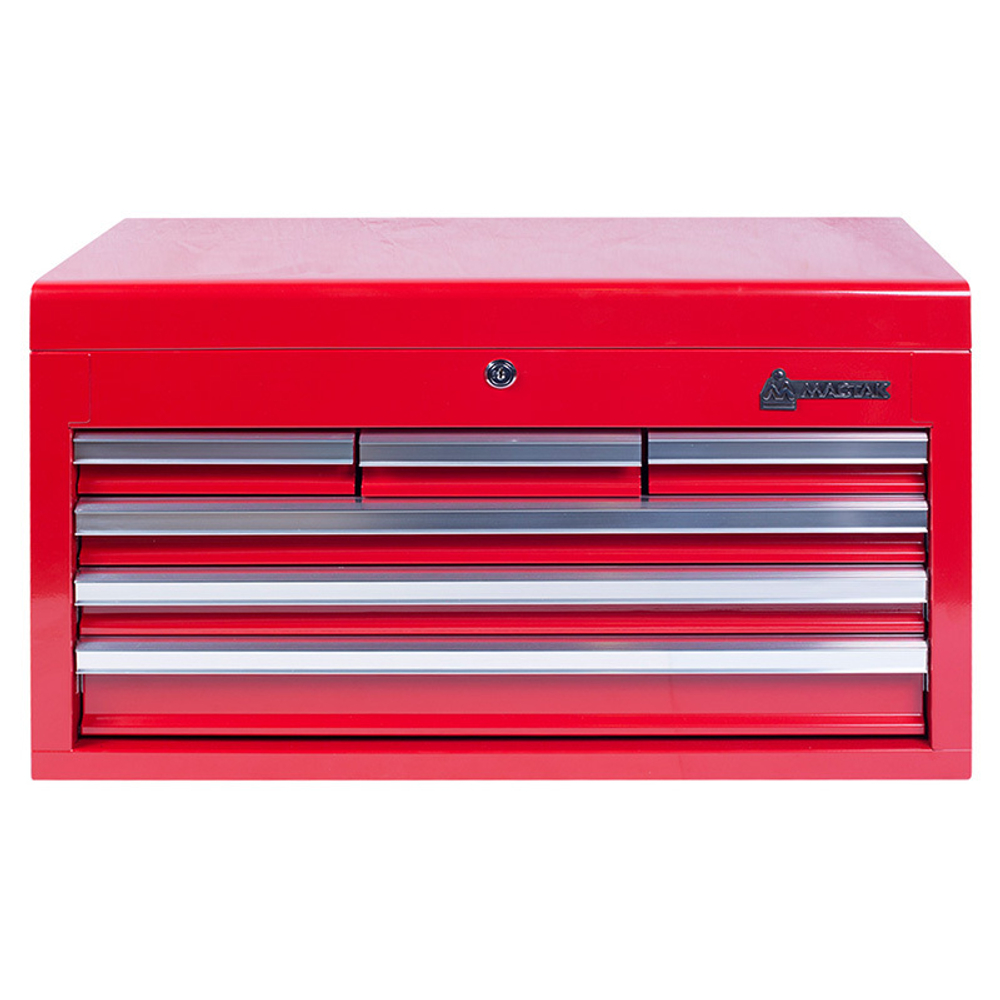 МАСТАК (511-06570R) Ящик инструментальный, 6 полок и отсек, красный