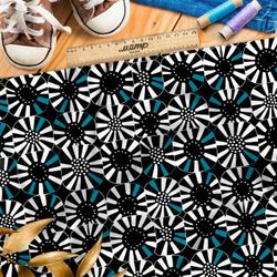 Ткань премиум интерлок футуристический шик