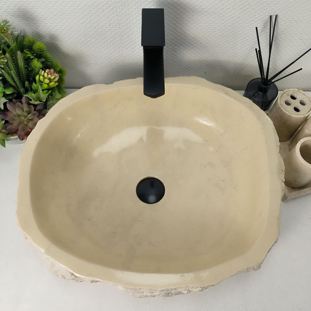Раковина из мрамора Erozy Cream EM-64952 53*45*15 0874