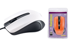 Мышь Perfeo "RAINBOW" чёрный/белый 3 кнопки USB