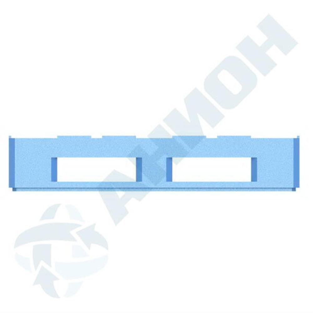 Поддон пластиковый 1200 х 800 х 220 мм Анион(1200x800x220см;синий) - арт.559530