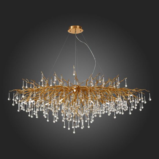 SL1651.203.15 Люстра подвесная ST-Luce Золотистый/Золотистый G9 15*5W ANZIO