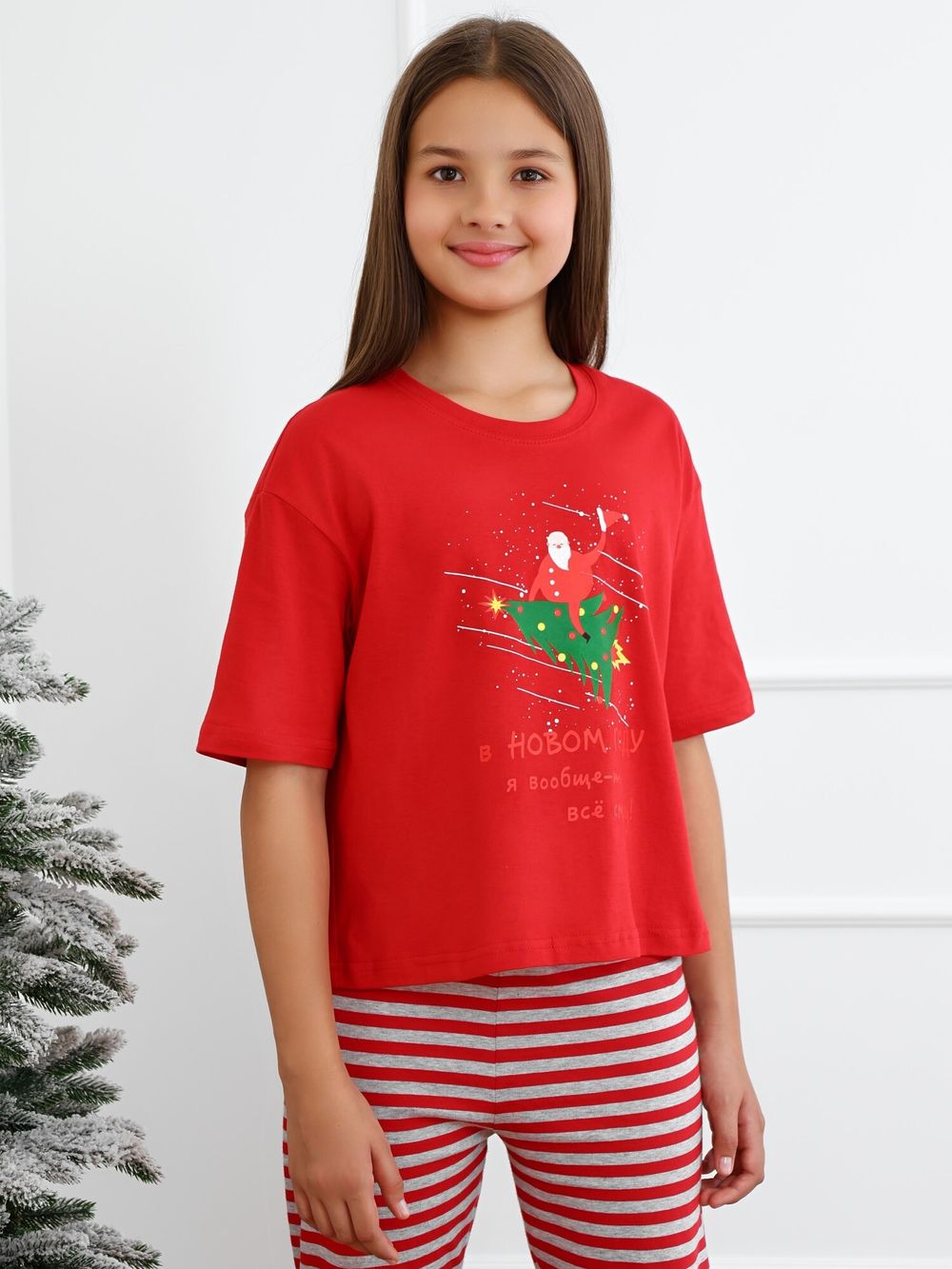 Фуфайка (футболка) детская Праздник-6.1 Виотекс КРАСНЫЙ