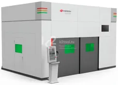 Пятиосевой 3D лазерный станок HGTECH серии SF для резки металла