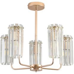 Люстра Rivoli   1064-305 5хЕ14 40 Вт хрусталь