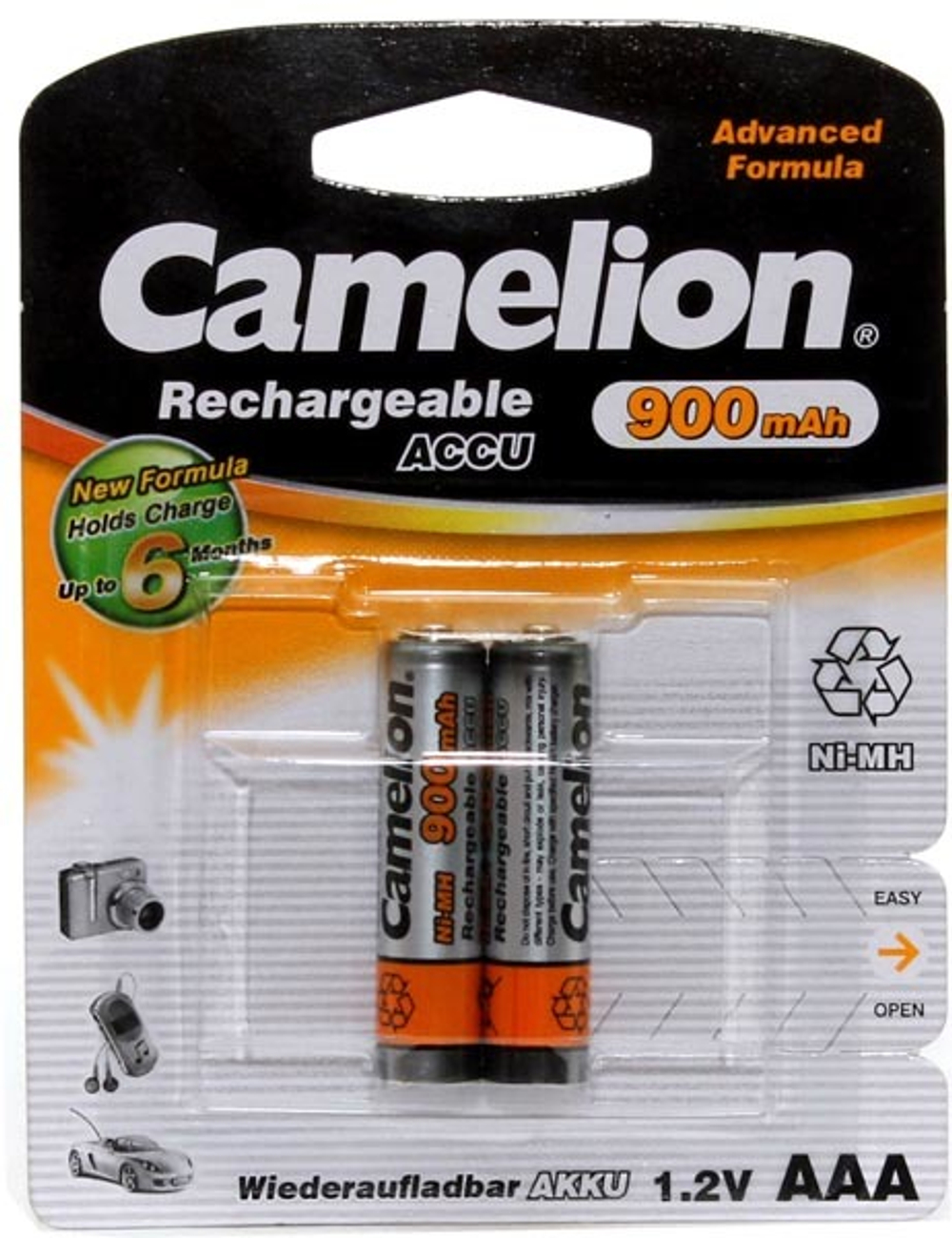 Аккумулятор Camelion R03-AAA 900-mAh (Цена за блистер 2 штуки)