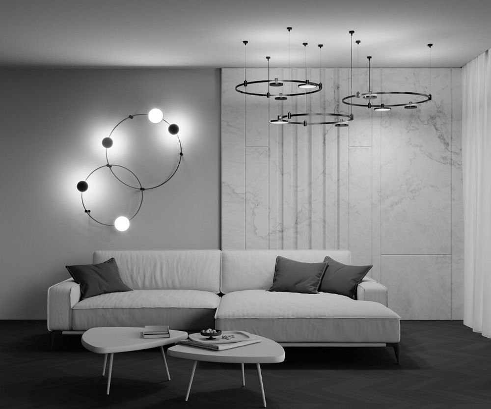 Накладной светильник Maytoni Plato TR152-1-7W3K-B