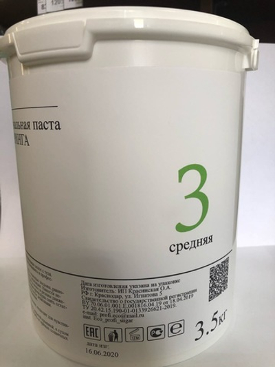 EcoProfi паста для шугаринга средняя 3500 гр