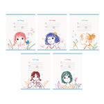 Тетрадь А5 18л., линия, Канц-Эсмо, скрепка, мелованный картон "Летнее настроение", 5 дизайнов