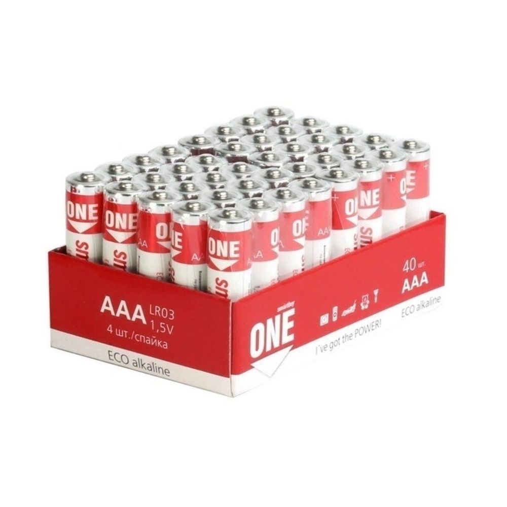 Батарейка алкалиновая Smartbuy ONE LR03/40 bulk AAA