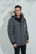 Серая пуховая парка Expedition Canada Goose премиум класса