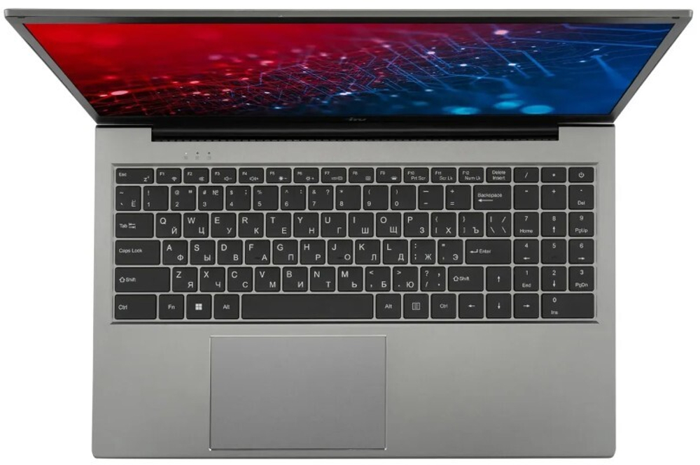 Ноутбук  iRu Planio 15INPR 15.6 ", Intel N, 16 Гб RAM, 512 Гб SSD, UHD Graphics, Серый
