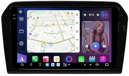 Магнитола для Jetta VA3 2019+ - FarCar GX9-9512-VA3 монитор 9.5" 2K QLED на Android 14, TS20, 6+128Гб, CarPlay, 4G SIM-слот